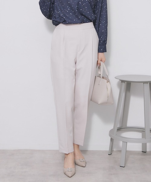 ストレッチイージーテーパードパンツ【洗濯機OK/イージーアイロン