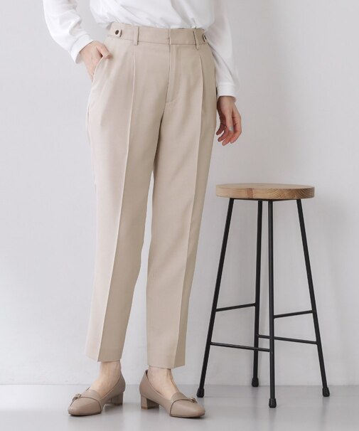 ストレッチテーパードパンツ/セットアップ対応【洗濯機OK/吸水速乾】