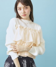 3wayフリルドッキングニット【洗濯機OK/坑ピル】