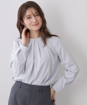 ランダムタックトップス【洗濯機OK/吸水速乾/接触冷感/UVケア】《5col》