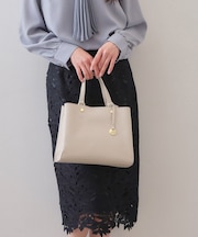 2WAYカシメデザインミドルトート