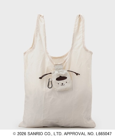 ◆【ポムポムプリン】ポケッタブルエコバッグ