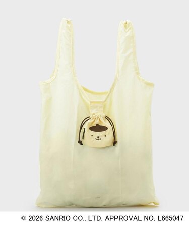 ◆【ポムポムプリン】ポケッタブルエコバッグ