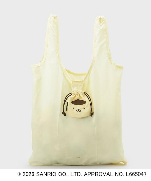 ◆【ポムポムプリン】ポケッタブルエコバッグ