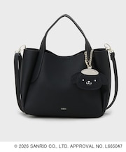 ◆【ポムポムプリン】2WAY軽量合皮ミドルバッグ