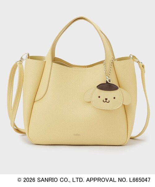 ◇【ポムポムプリン】2WAY軽量合皮ミドルバッグ｜インデックスの通販