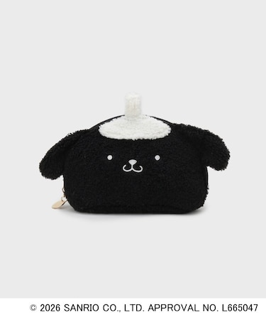 ◆【ポムポムプリン】ふわふわフェイスポーチ