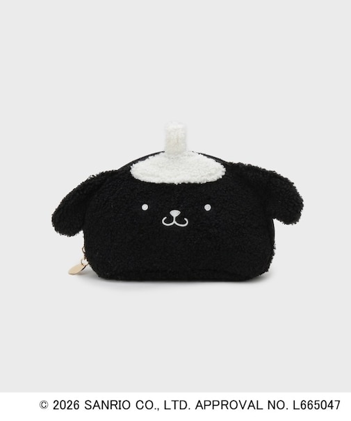 ◆【ポムポムプリン】ふわふわフェイスポーチ