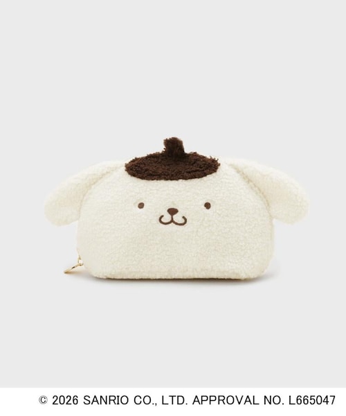 ◇【ポムポムプリン】ふわふわフェイスポーチ｜インデックスの通販