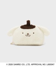 ◆【ポムポムプリン】ふわふわフェイスポーチ