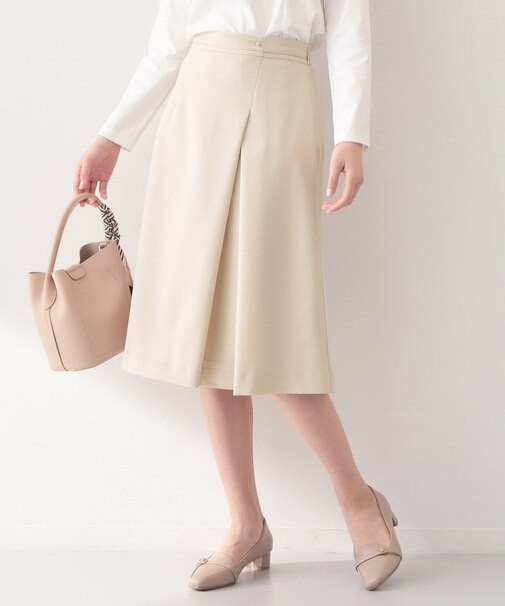 セットアップ対応 アシメタックAラインスカート【洗濯機OK・防シワ】