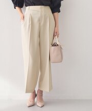 セットアップ対応 2タックワイドパンツ【洗濯機OK・接触冷感・吸水速乾・防シワ・ストレッチ】