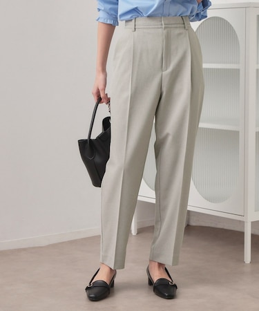 セットアップ対応 テーパードパンツ【洗濯機OK・接触冷感・吸水速乾・防シワ・ストレッチ】