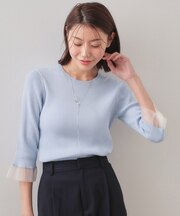 オーガニックコットンリブシアーフレア【ハンドウォッシャブル／UVケア】