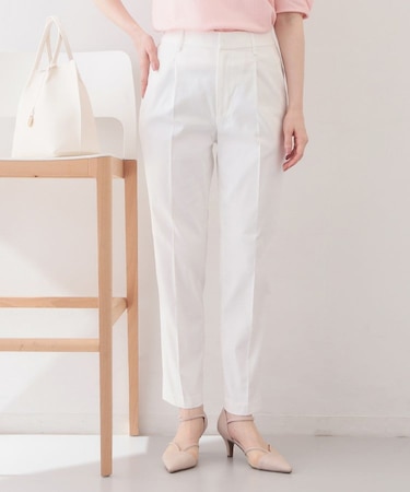 Everyday！テーパードパンツ【洗濯機OK/吸水速乾/接触冷感/透け防止】《XS～LL/6col》