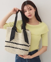 ペーパーヤーンリボンハンドルA4トート