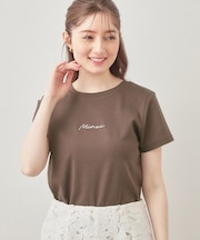 フロントロゴ刺繍Tシャツ【洗濯機OK・接触冷感・UVケア】