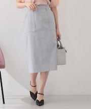 ハイストレッチタイトスカート【洗濯機OK】