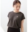 【接触冷感／UV】ワンポイント刺繍Tシャツ《7col／XS~3L／洗濯機OK》