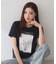 【UV】フラワープリントTシャツ≪洗濯機OK／接触冷感≫