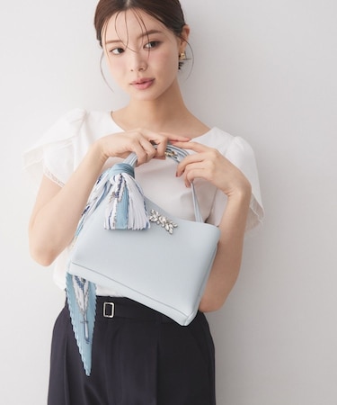【軽量】ビジュー付きミニショルダー