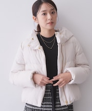 河田ダウンショートコート 【洗濯機OK/静電気防止(裏地)/撥水/XS-3L】
