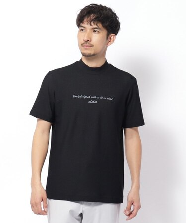 ドライワッフルモックネックT