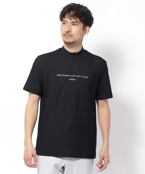 ドライワッフルモックネックT