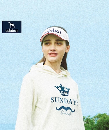【新レーベル ADABAT NAVY】サンデーズバイザー