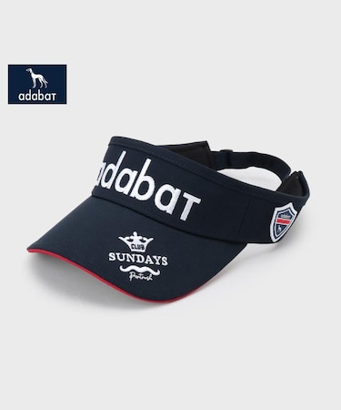 【新レーベル ADABAT NAVY】サンデーズバイザー