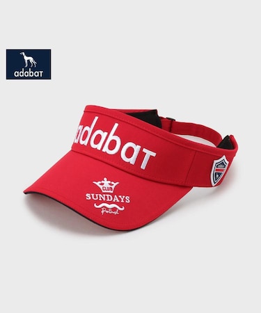【新レーベル ADABAT NAVY】サンデーズバイザー