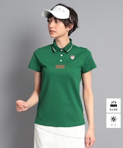 【UVカット/吸水速乾】ロゴデザイン 半袖ポロシャツ