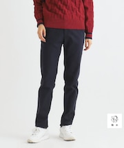 【撥水加工】ラインデザイン ストレッチパンツ