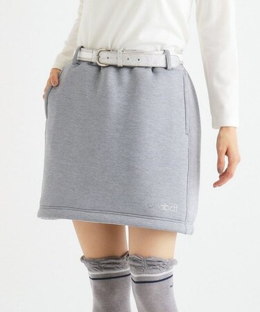 【リバーシブル】格子柄 台形スカート