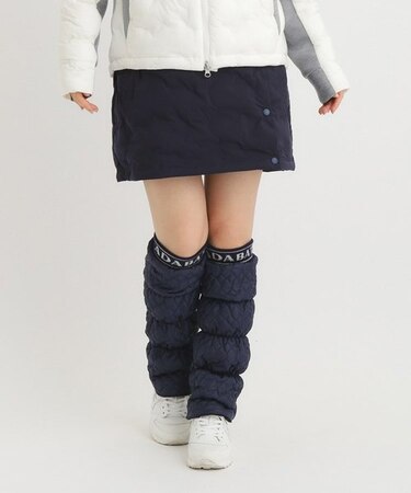 【撥水加工】粒中綿 ウエストゴム ラップ式スカート