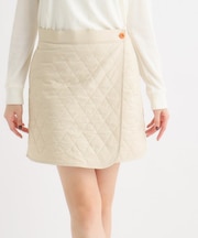 【ADBT】キルトデザイン ラップスカート