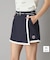 【新レーベル ADABAT NAVY】接触冷感 クールストレッチラップキュロット