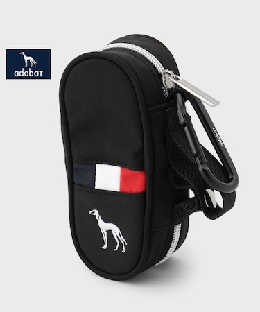 【新レーベル ADABAT NAVY】トリコロールジップボールケース