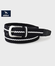 【新レーベル ADABAT NAVY】ラインメッシュベルト