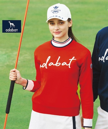 【新レーベル ADABAT NAVY】アダバットサインロゴニット