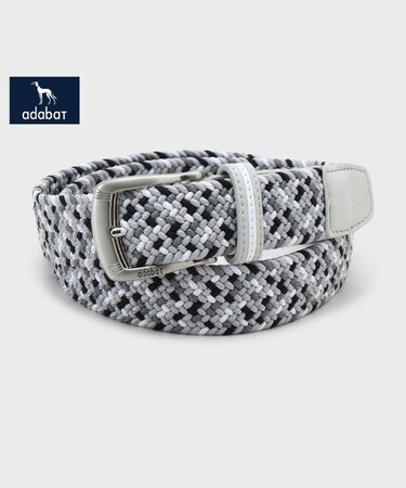 【新レーベル ADABAT NAVY】トリコロールメッシュベルト