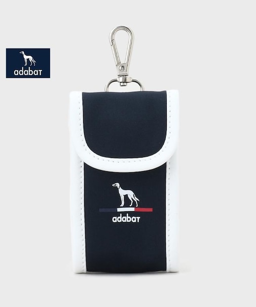 【新レーベル ADABAT NAVY】トリコロール ボールケース
