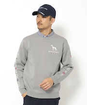 ウォッシャブル素材 サルーキジャカードニット