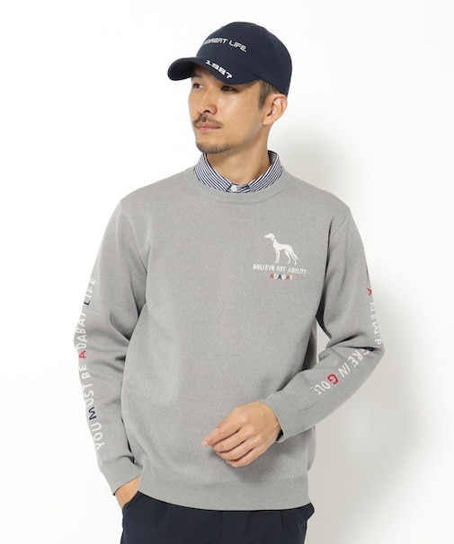 ウォッシャブル素材 サルーキジャカードニット