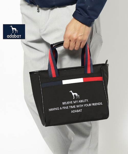 【新品未使用】【新レーベル ADABAT NAVY】トリコロール カートバッグ 新レーベル ADABAT NAVY】トリコロール カートバッグ｜アダバットの