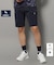 【新レーベル ADABAT NAVY】UVカット/接触冷感 ストレッチツイルハーフパンツ