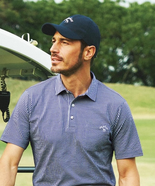 ラウンディッシュストライプキャップ