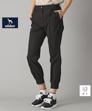 【新レーベル ADABAT NAVY】撥水加工 ストレッチスリムジョガー