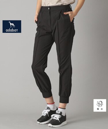 【新レーベル ADABAT NAVY】撥水加工 ストレッチスリムジョガー
