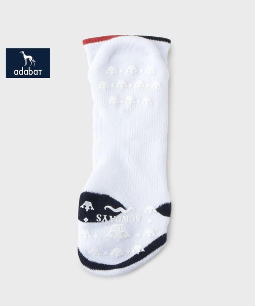 【新レーベル ADABAT NAVY】３Dベリーショートソックス